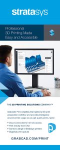 Large Standeez advertising software for Stratasys