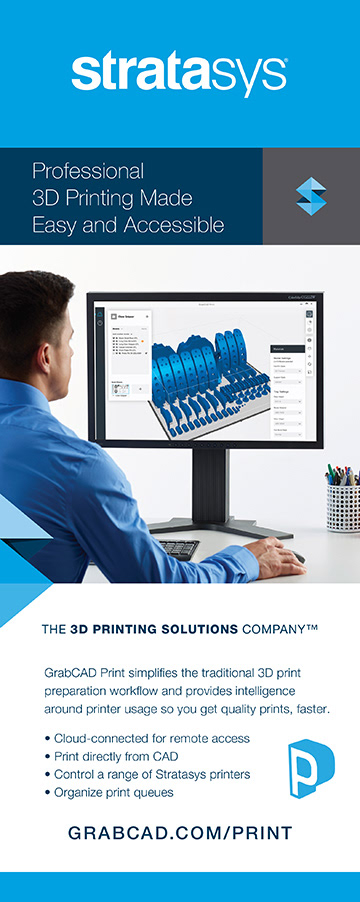 Large Standeez advertising software for Stratasys